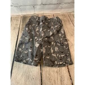 GARANIMALS Boy’s Gray T-Rex Cargo Shorts / Size: 4T